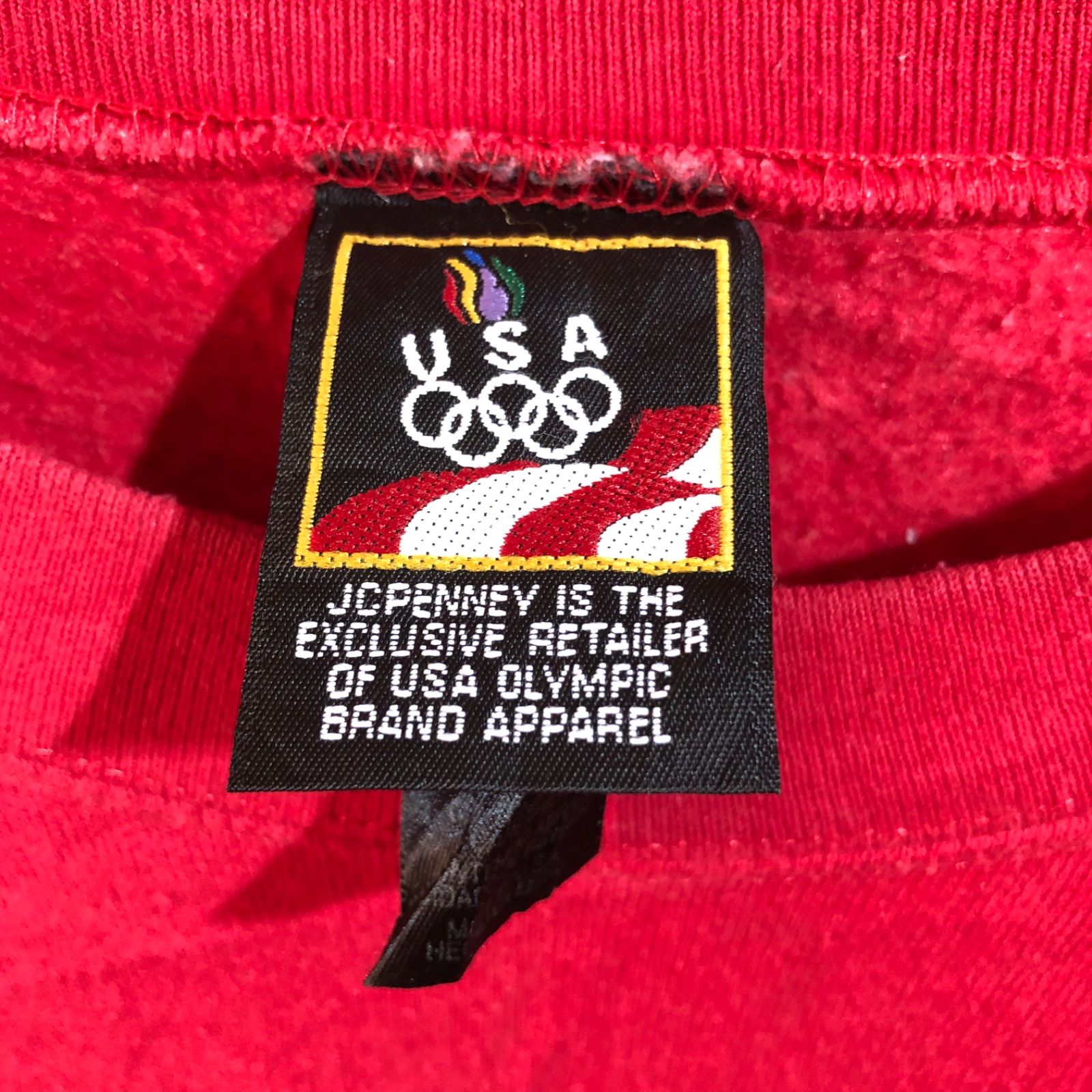 1202 J.C. Penney USA Olympic トレーナー レッド XL ジェーシーペニー 