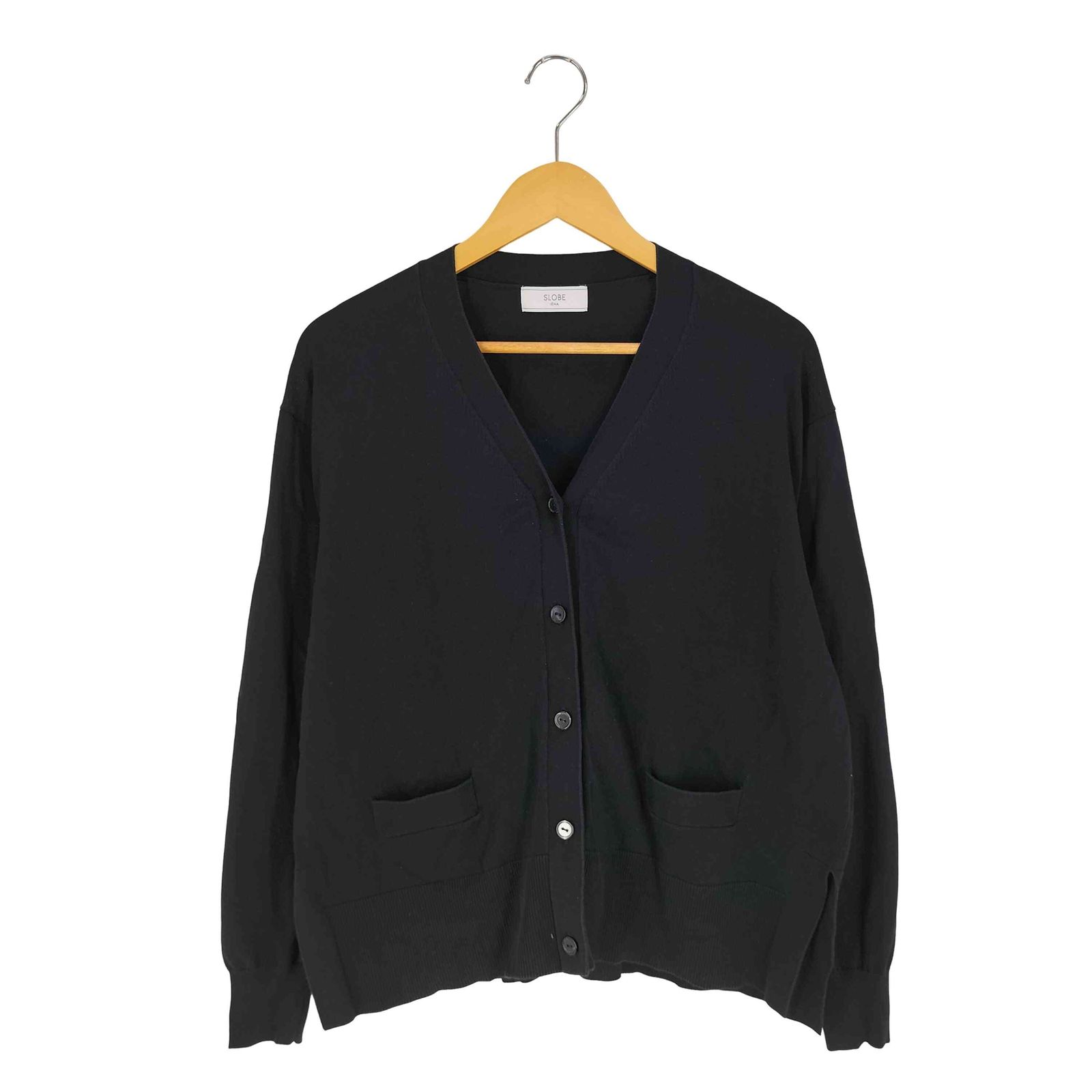 スローブイエナ SLOBE IENA 24SS アイスコットンVネックカーディガン