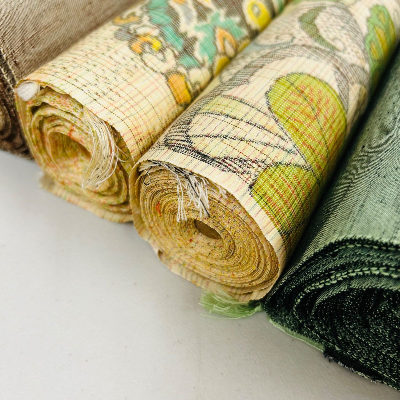 大島紬 反物 正絹 4本 反物まとめ売り リメイク材料 m-712 - メルカリ