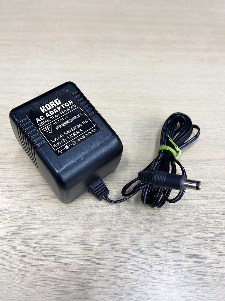 KORG サンプラー DC 12V ACアダプター付き KORG サンプラー DC 12V AC