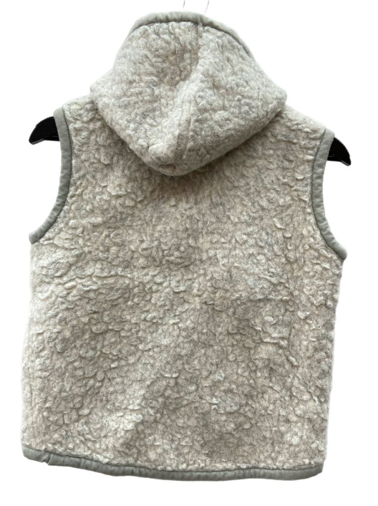 コールドブレーカー COLD BREAKER Vest ROBBY ロビー ウール WOOL 毛 フード フーディ ジップアップ ボア フリース ポーランド製 ライトグレー GRAY 灰色 43609 ベスト 無地 グレー XLサイズ 104 LT-275