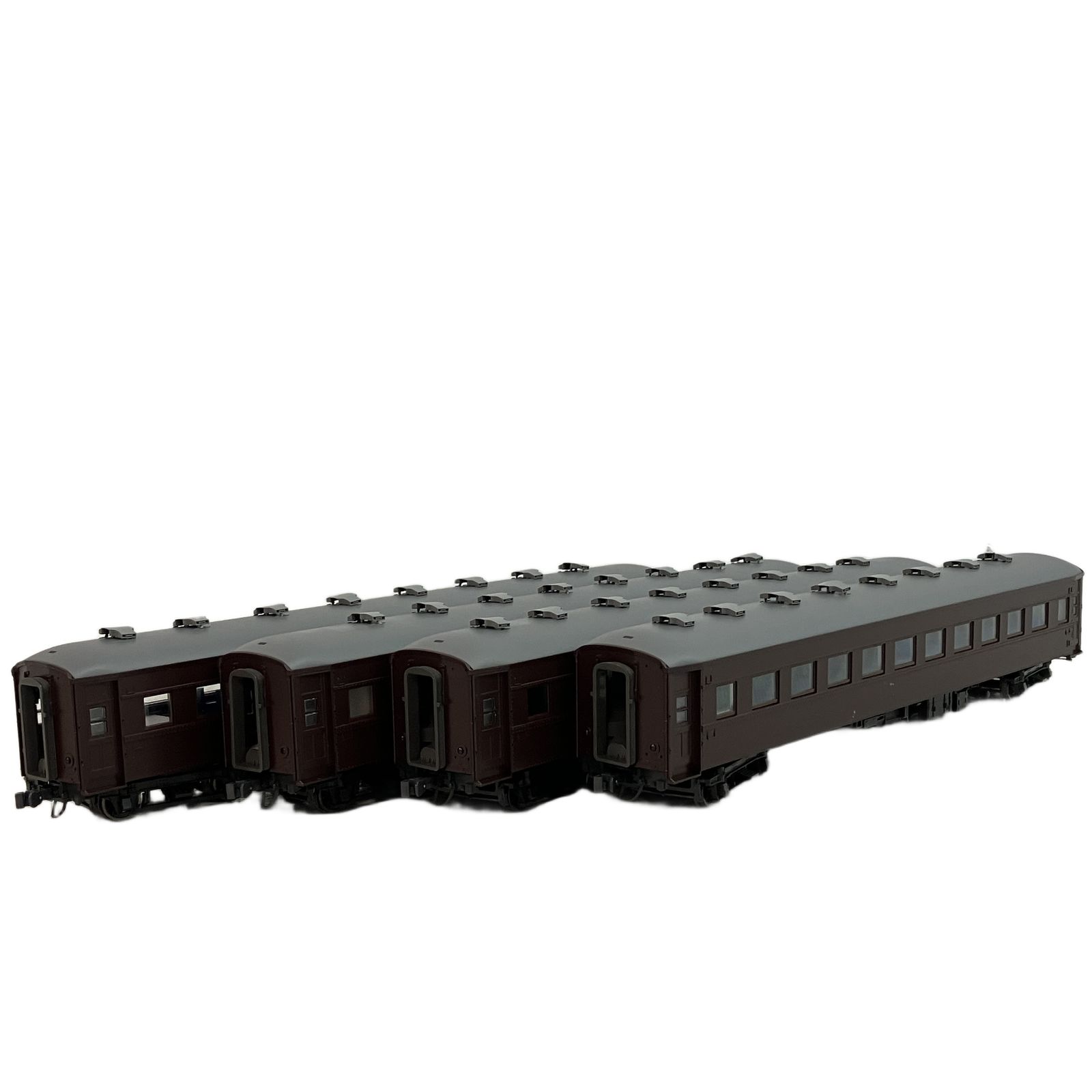 KATO 1-514 オハフ33 茶色 客車 4両セット 鉄道模型 HOゲージ カトー