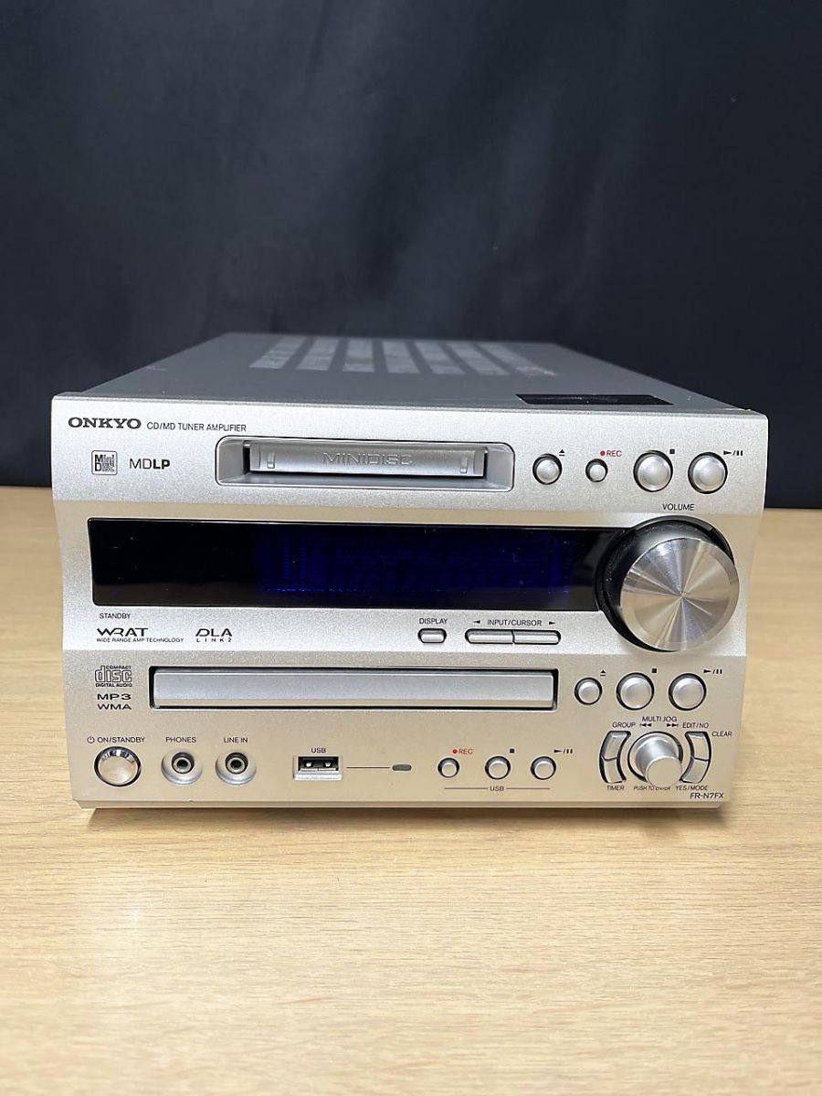 ジャンク品】 ONKYO オンキョー ミニコンポ CD/MD/USB FR-N7FX - メルカリ