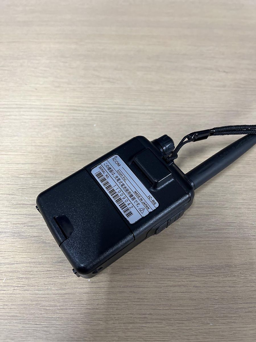 ジャンク アイコム IC-R6 ジャンク品】 ICOM アイコム ハンディレシーバー IC-R6 - メルカリ