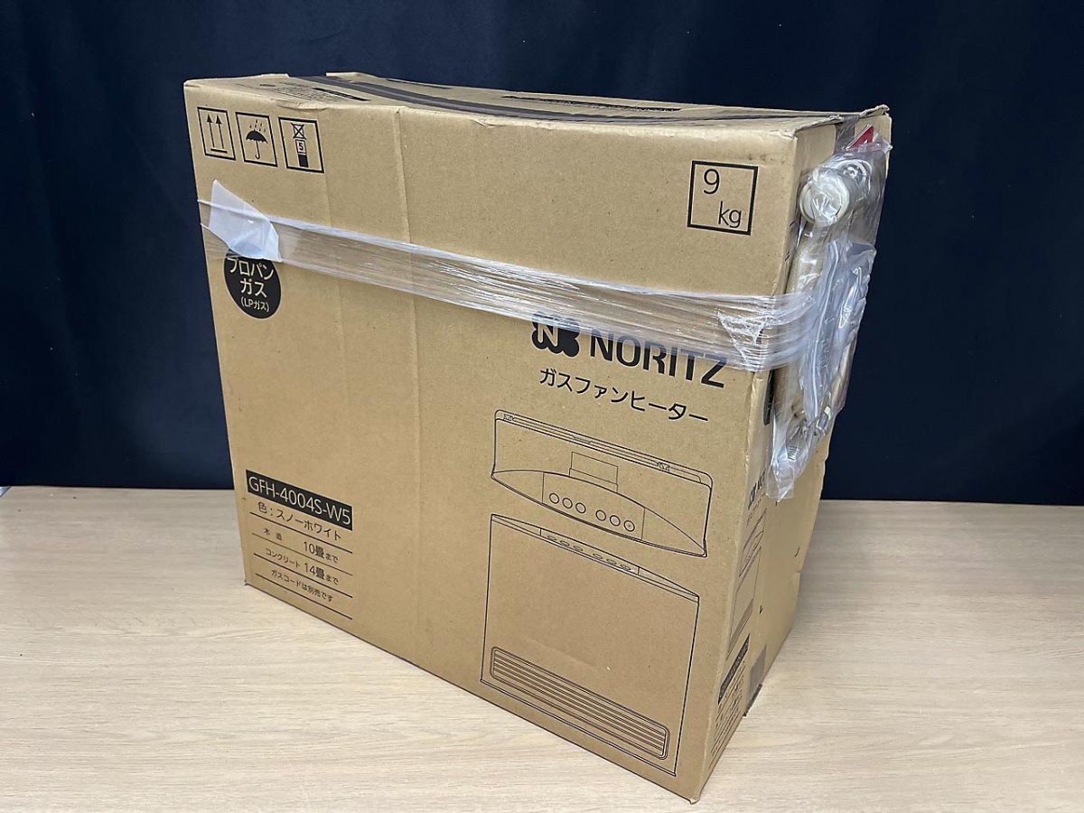 未開封品】NORITZ ノーリツ ガスファンヒーター LPガス用 GFH-4004S-W5