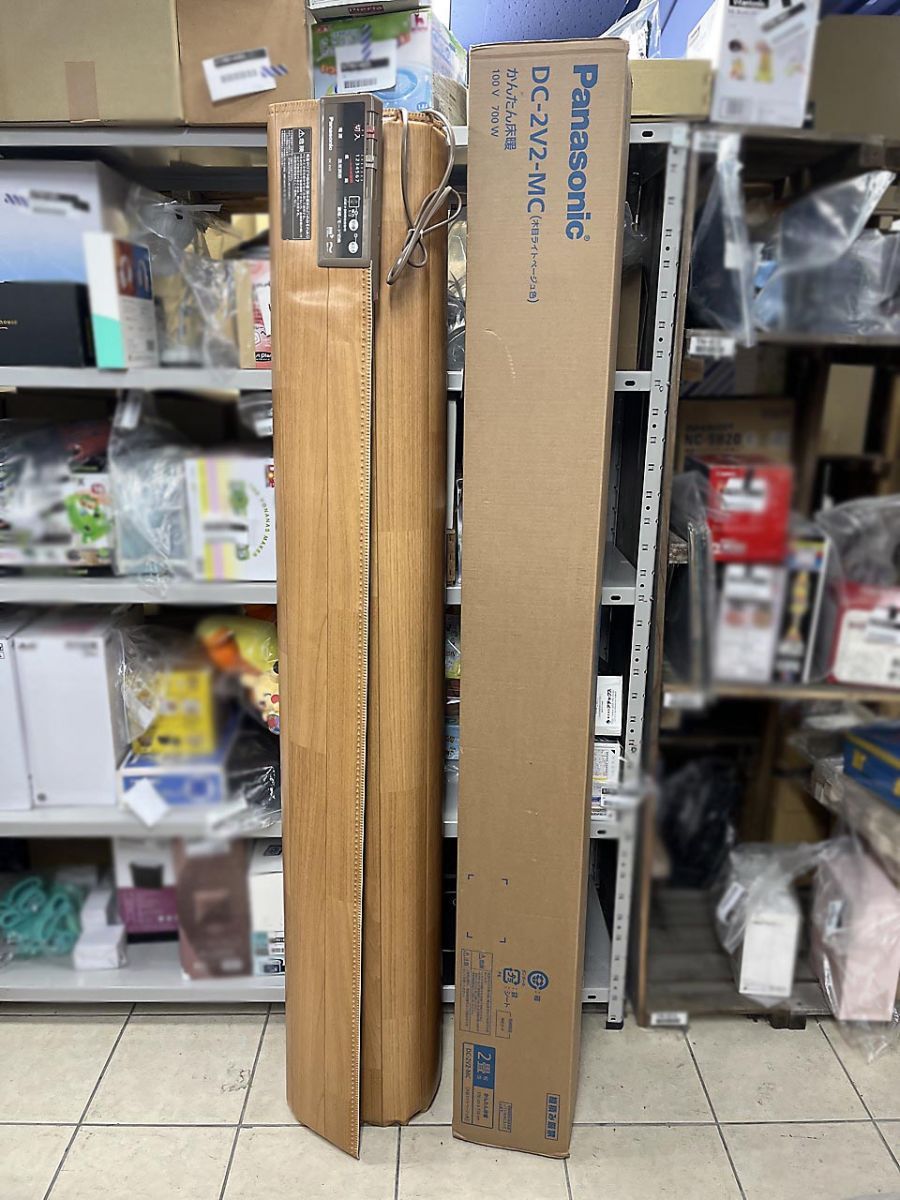 Panasonic パナソニック ホットカーペット かんたん床暖 2畳相当 木目ライトベージュ色DC 2 V MC