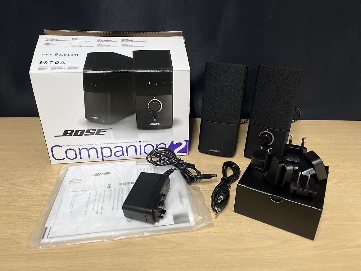 美品】 BOSE ボーズ マルチメディアスピーカーシステム COMPANION2