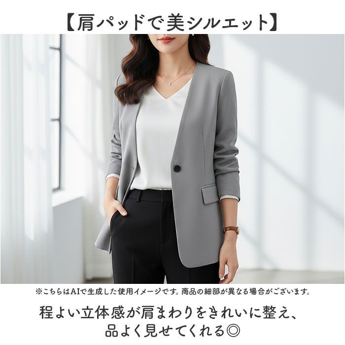 ☆ ブラック ☆ 2XLサイズ ☆ ジャケット 大きいサイズ オフィス 
