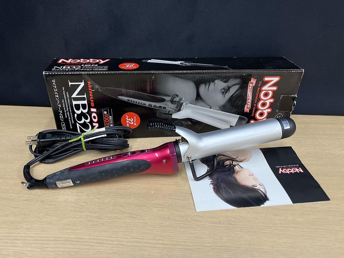 Nobby by 32mm TESCOM NB32の通販 マイナスイオンヘアーアイロン | テスコム ノビー 正規販売店Nobby ノビーバイ site official 製品ラインアップ ヘアーアイロン ホワイト