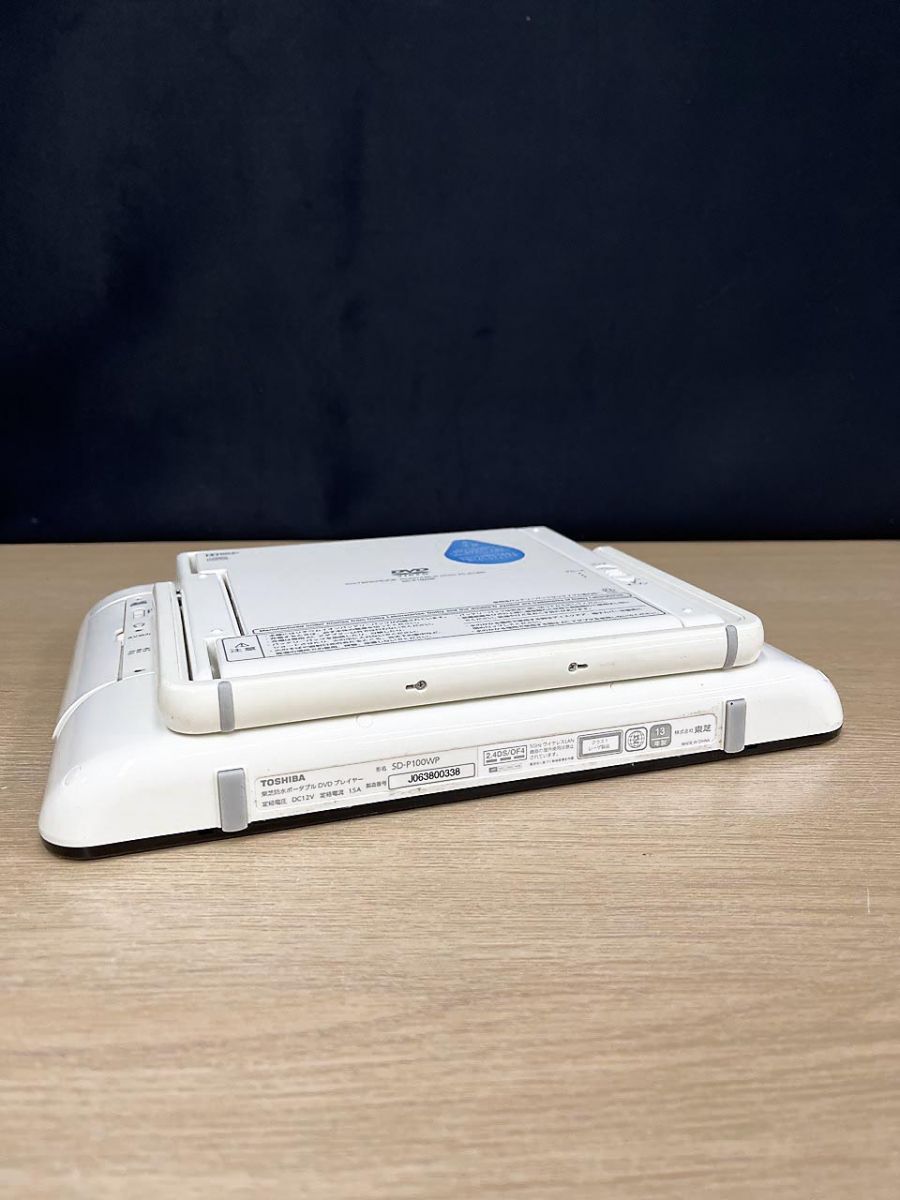 TOSHIBA 東芝 防水 ポータブルDVDプレーヤー SD-P100WP - メルカリ