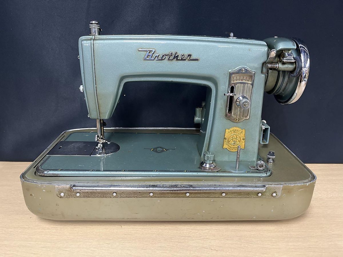 アンティーク、ブラザーミシン ジャンク品】 brother ブラザー ミシン アンティークミシン ☆ - メルカリ