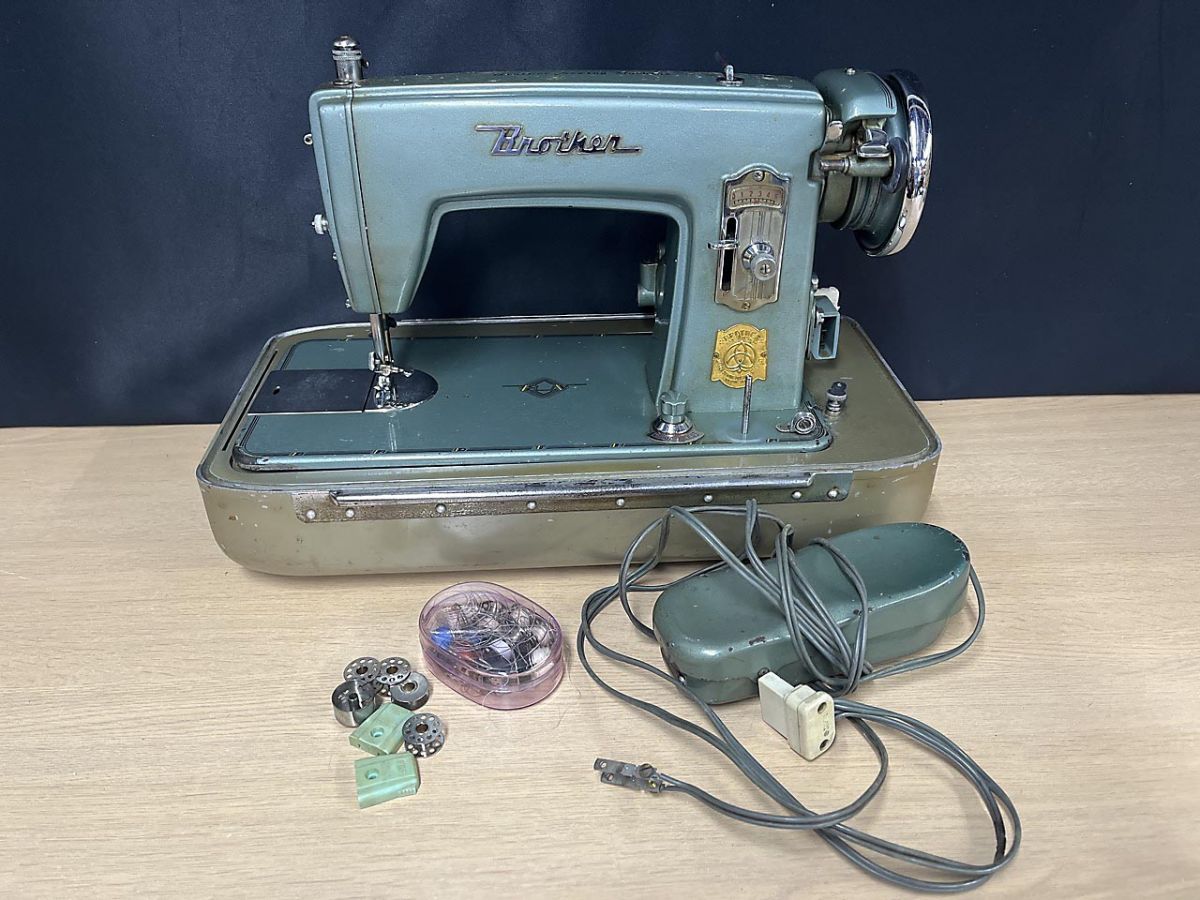 ジャンク品 brother 家庭用ミシン ELU5814 ジャンク品】 brother ブラザー ミシン アンティークミシン ☆ - メルカリ