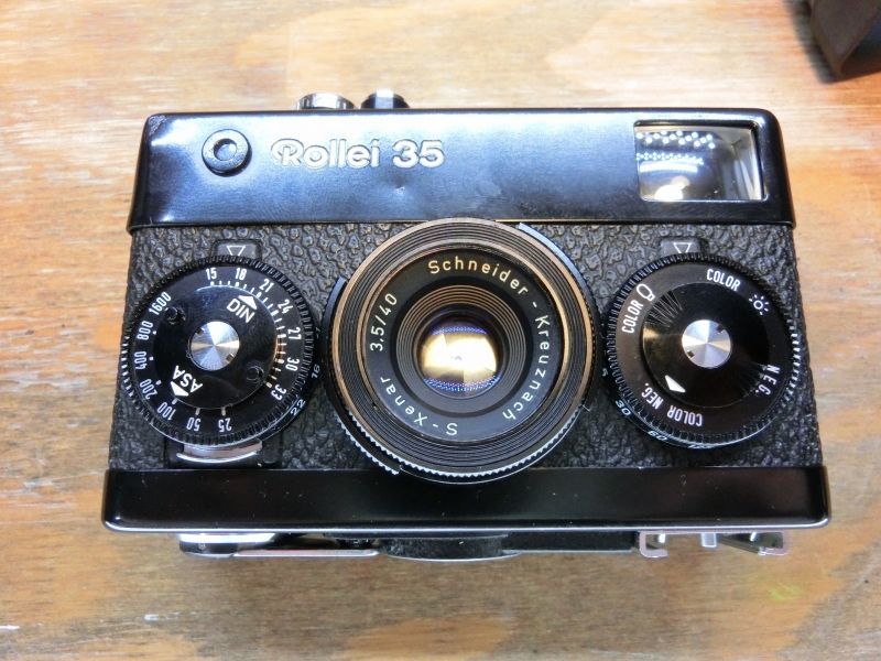 7759 良品 希少 S-Xenar Rollei 35 露出計OK ブラック ローライ