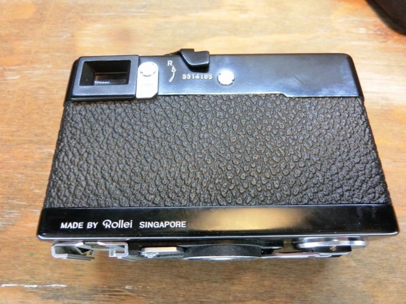 7759 良品 希少 S-Xenar Rollei 35 露出計OK ブラック ローライ