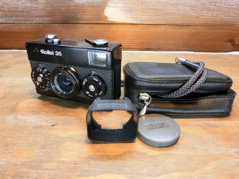 7759 良品 希少 S-Xenar Rollei 35 露出計OK ブラック ローライ
