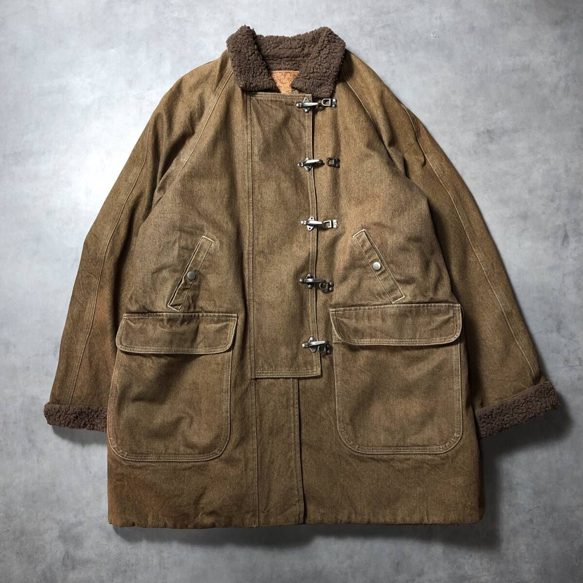 GQ4390◇JUST BIGI : 80's archive 裏ボア カラーデニムファイヤーマン