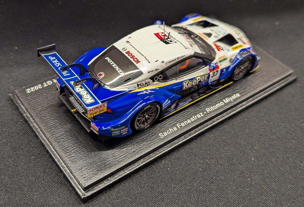 Spark model 1 43 KeePer TOM S GR Supra No 37 TGR TEAM GT 500 SUPE