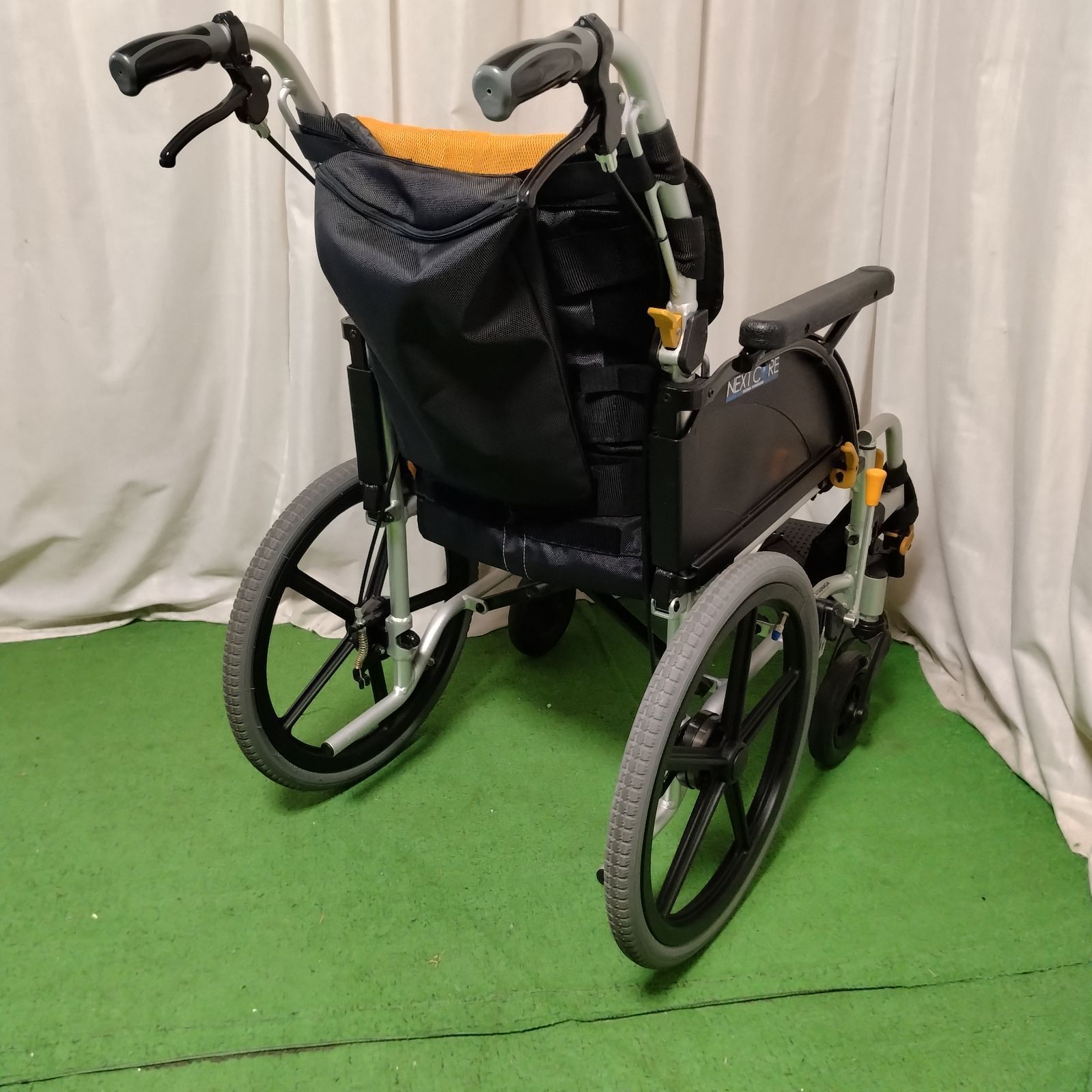 WC ネクストコア マルチ NEXT-41 B スリム 軽量 matsunaga まつなが マツナガ 介助式 介助型 車椅子 車イス 車いす 洗浄 消毒済 介護