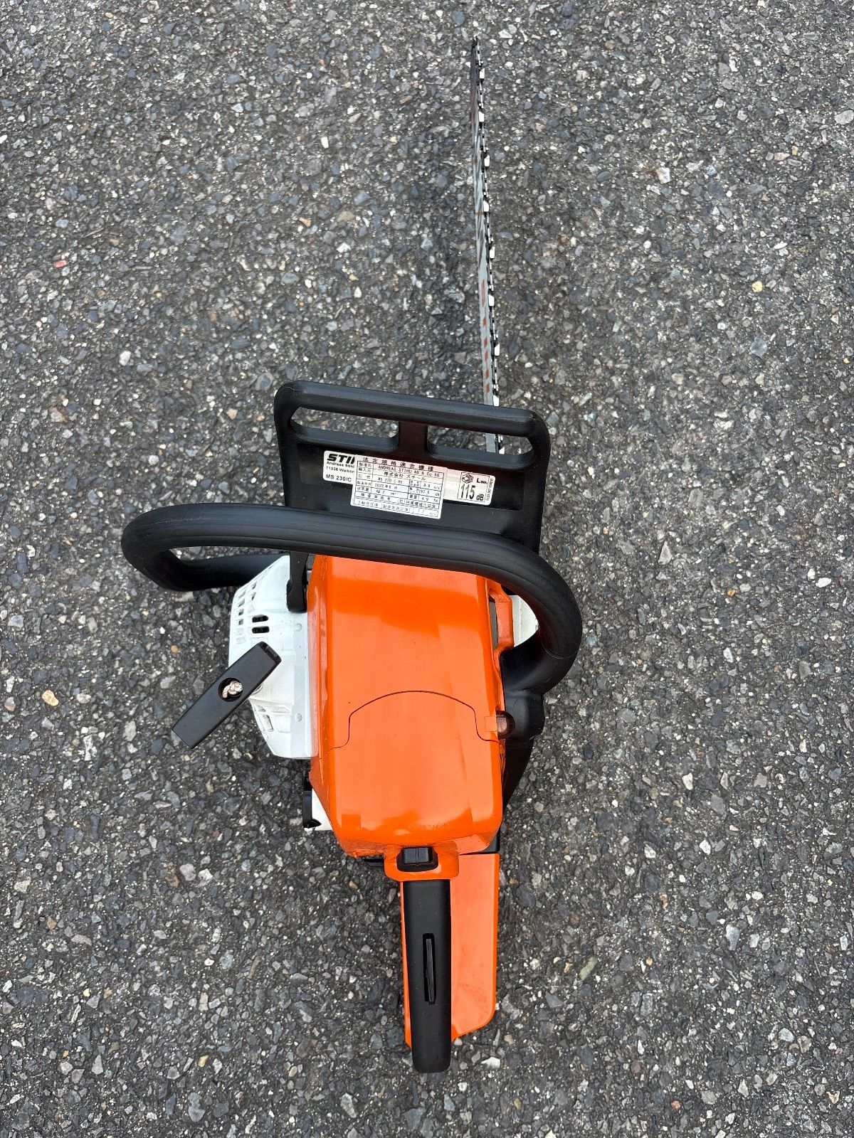  STIHL スチール エンジンチェンソーMS 230 C-BE 完全整備済み モデル み チェーンソー 切断工具 切断機
