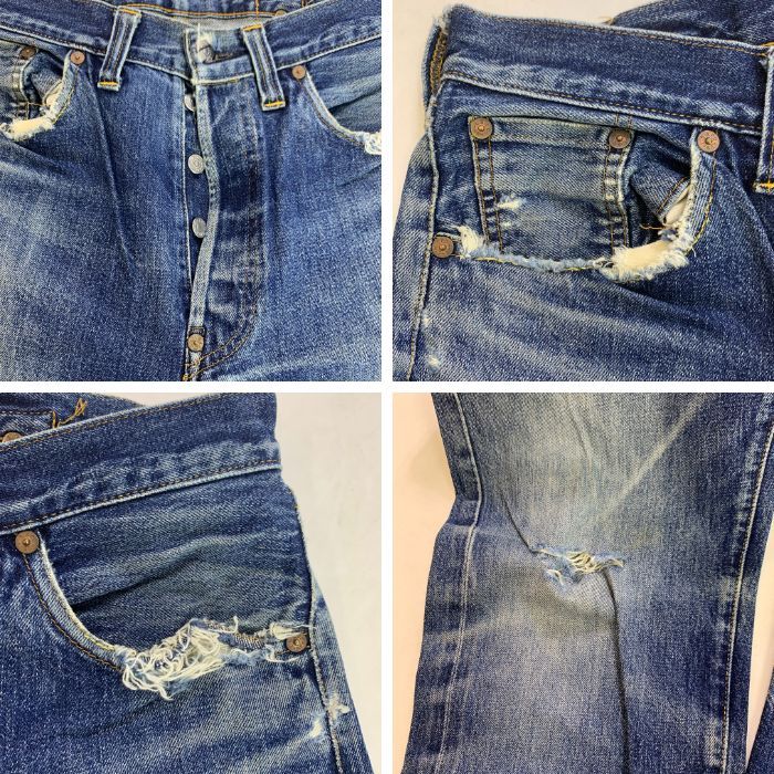 04w5435▽※【中古】Levi's リーバイス 201XX ジーンズ ボタン裏555 201