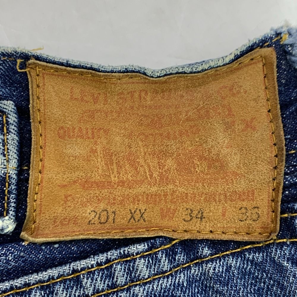04w5435▽※【中古】Levi's リーバイス 201XX ジーンズ ボタン裏555 201