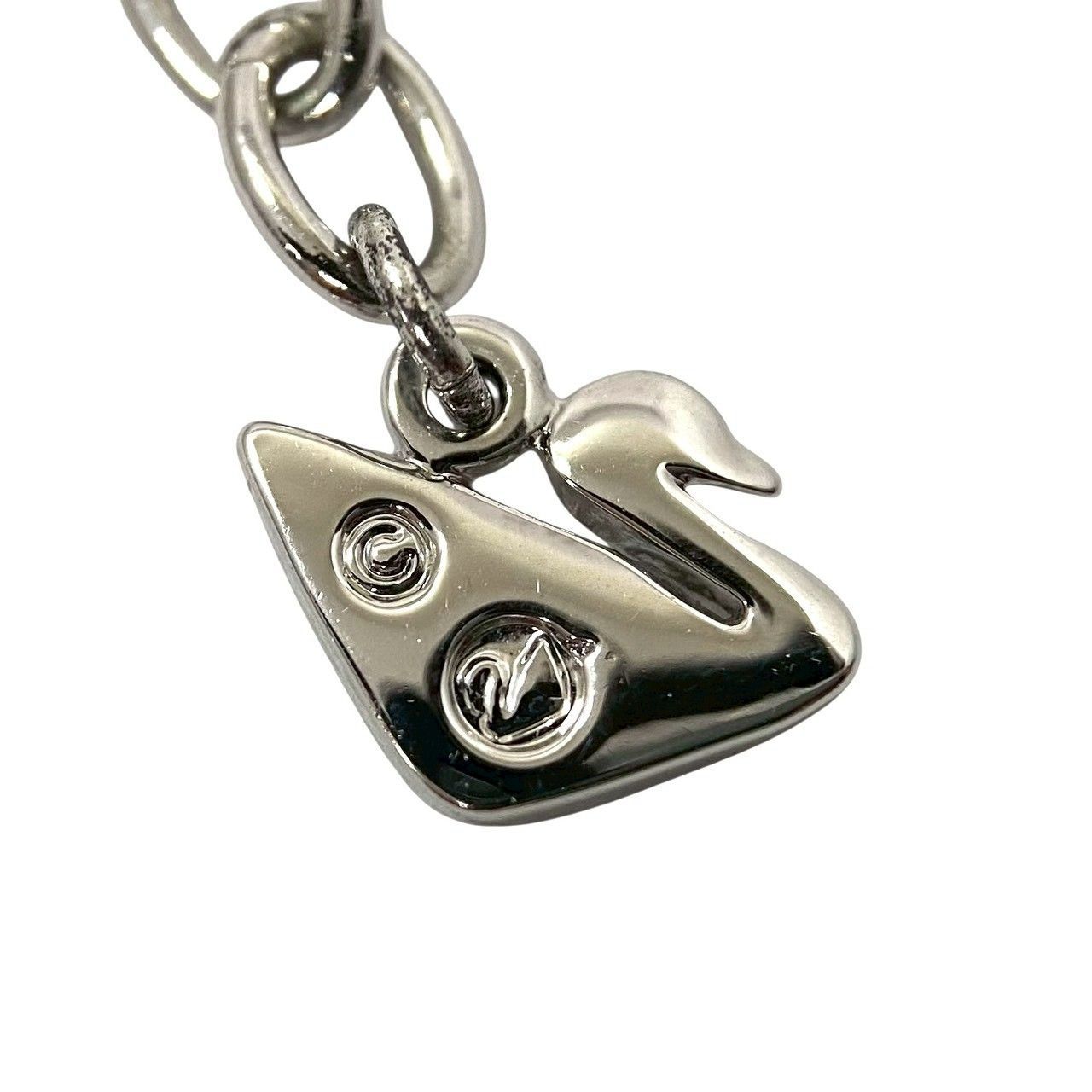 SWAROVSKI ペンダント M【SWAROVSKI】 ネックレス クリスタル シルバーカラー サークル