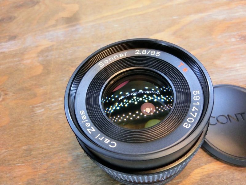 7765 良品 Contax Sonnar 85mm 2.8 AEG ゾナー 中望遠 オールドレンズ