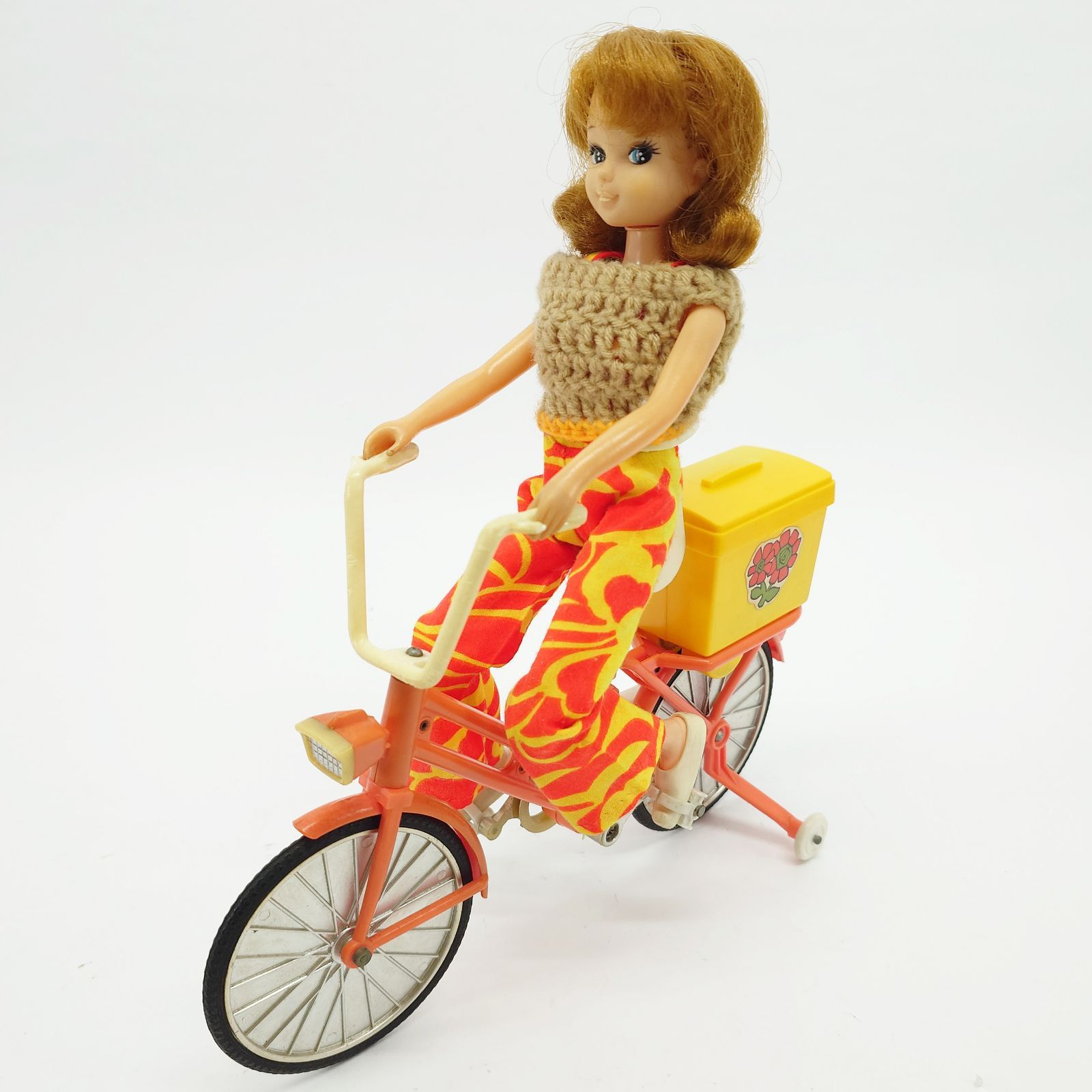 ジャンク】 トミー サイクリング ユッコちゃん 日本製 着せ替え人形