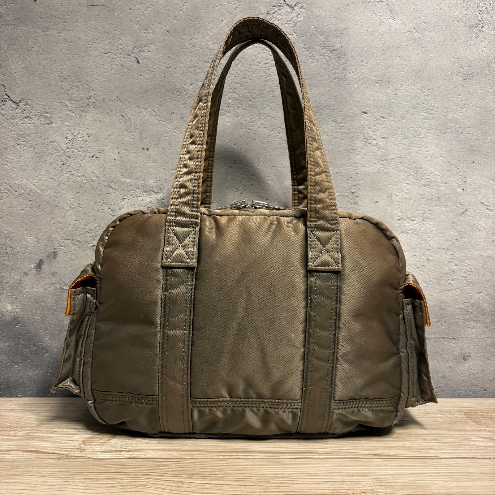 ✨PORTER ポーター タンカー シルバー グレー ミニボストン トート