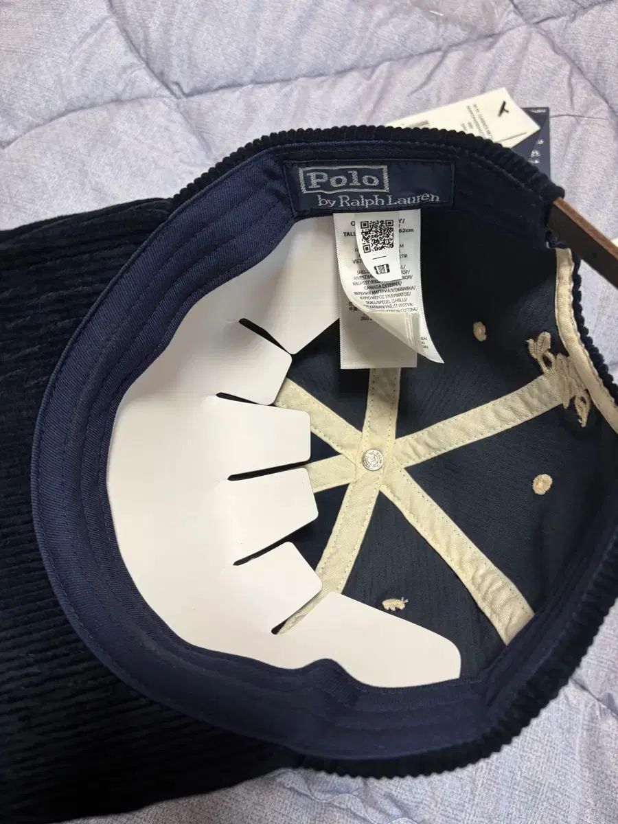 ポロラルフローレン コーデュロイ ベースボールキャップ ネイビー