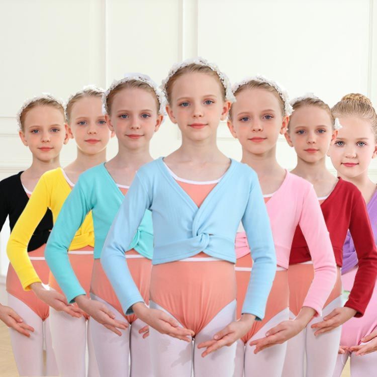 バレエ衣装 ジュニア バレエウォームアップ ボレロ カーディガン