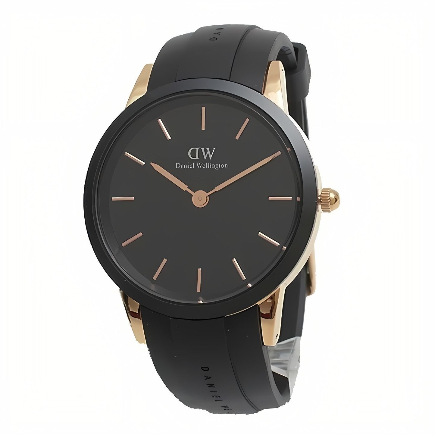 ギフト対応可 ダニエルウェリントン DANIEL WELLINGTON 腕時計 Iconic Motion Rose G メンズ ブラック クオーツ アナログ ブランド おしゃれ 記念 プレゼント ギフト