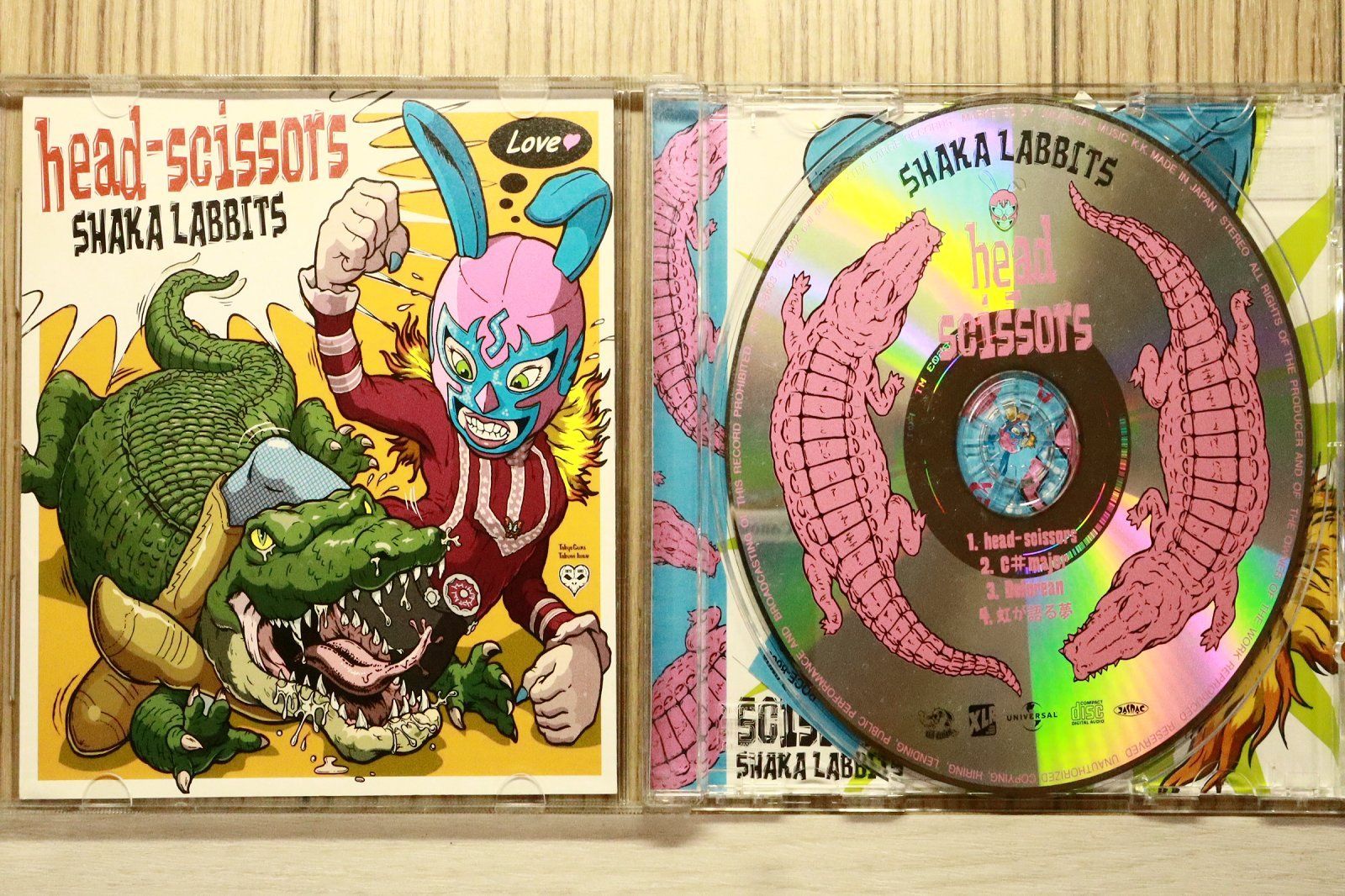 国内盤CD☆シャカラビッツ/SHAKALABBITS□ head-scissors 【POCE8603