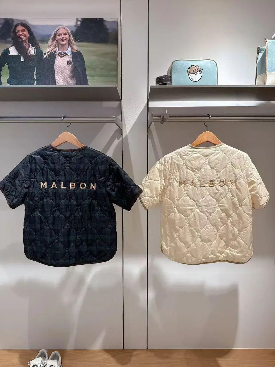 マルボンゴルフ レディースゴルフ コットン 半袖 ジャケット