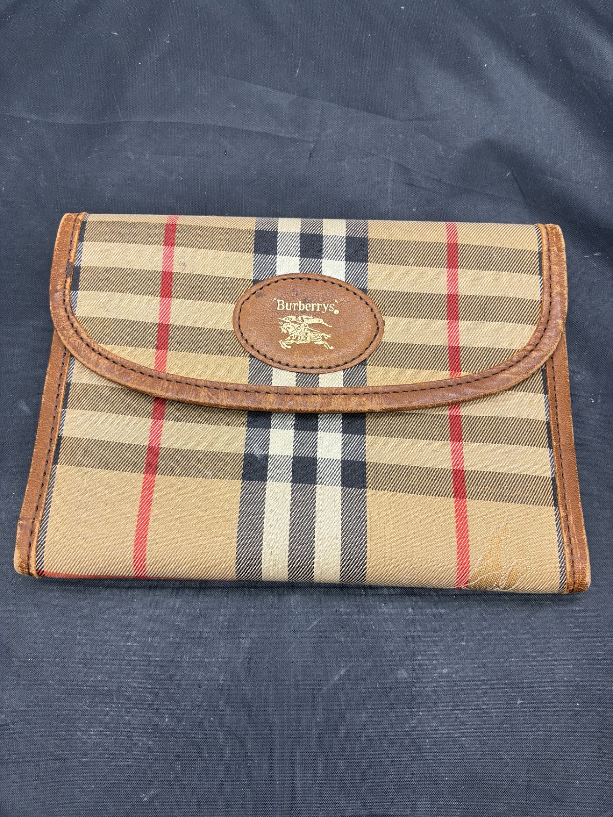 バーバリー ノバチェック ポーチ