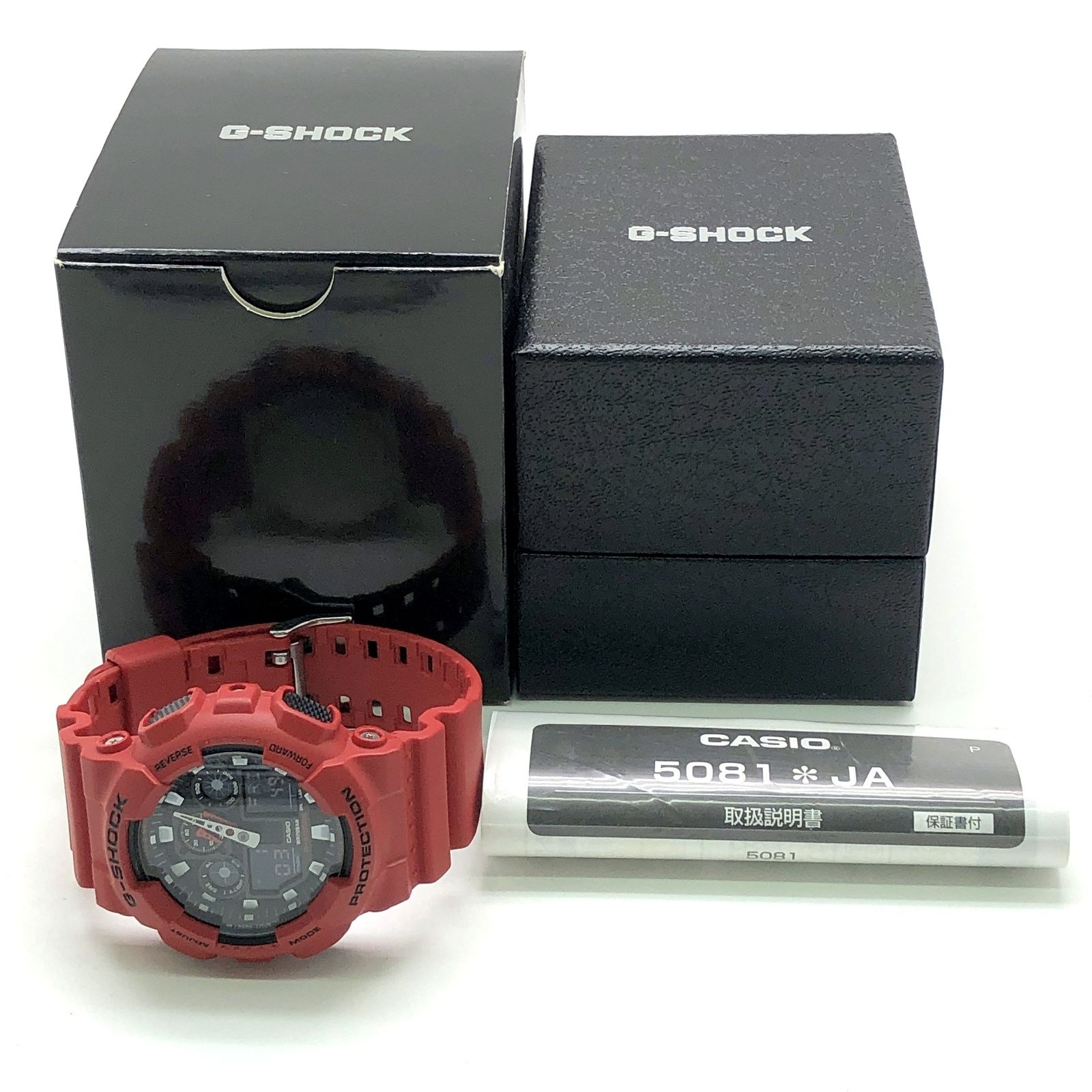 G-SHOCK ジーショック GA-100B-4A ビッグケース カラーモデル アナログ