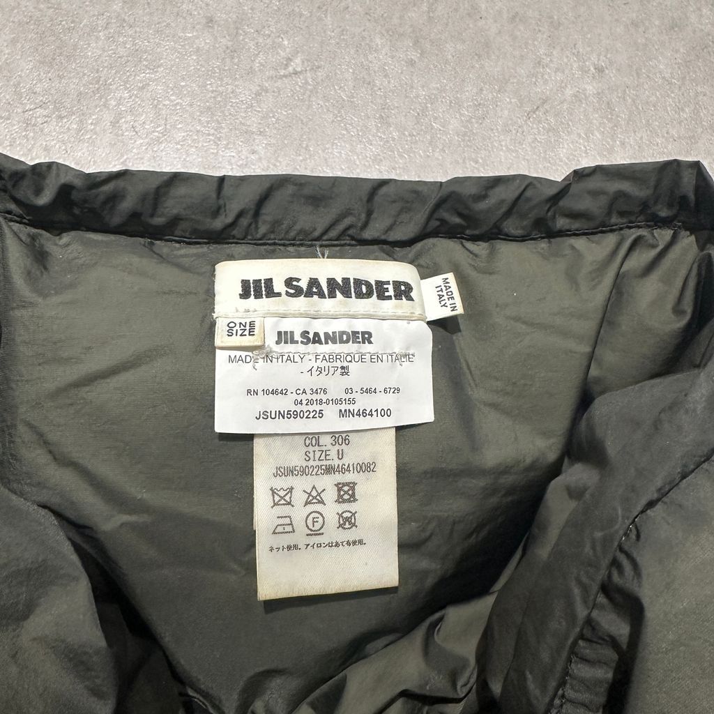 販促販売 jil sander+ ダウンスカーフ(カーキ)