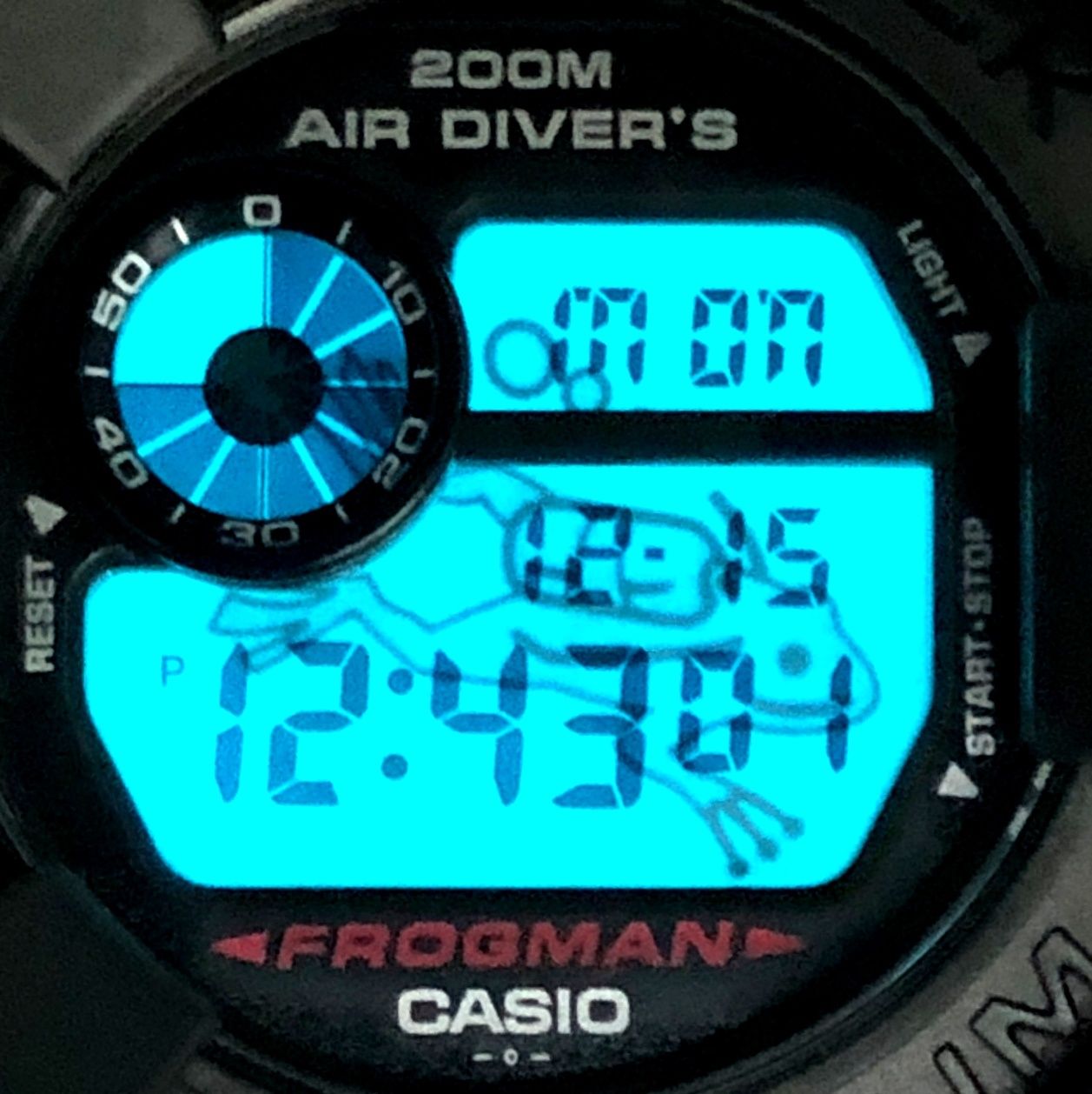G-SHOCK ジーショック DW-8200Z-1T FROGMAN MEN IN BLACK フロッグマン 