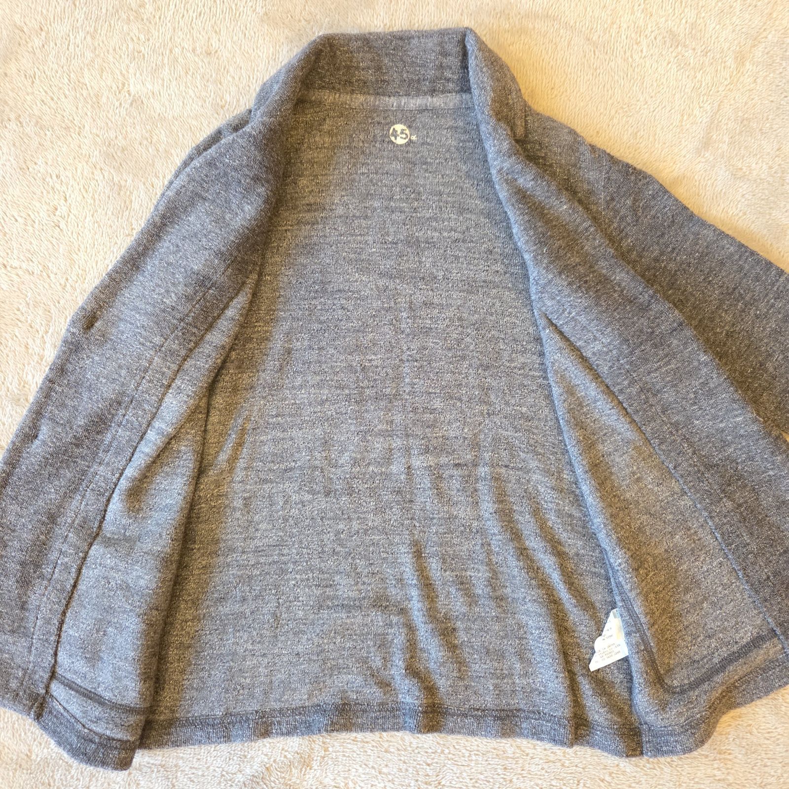 日本製】45R（フォーティファイブアール） コットンカーディガン