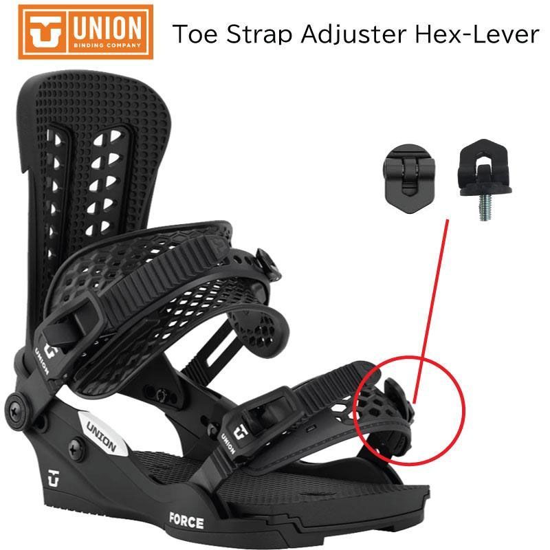 U13】ユニオン ビンディング パーツ トゥストラップパッド取付け位置