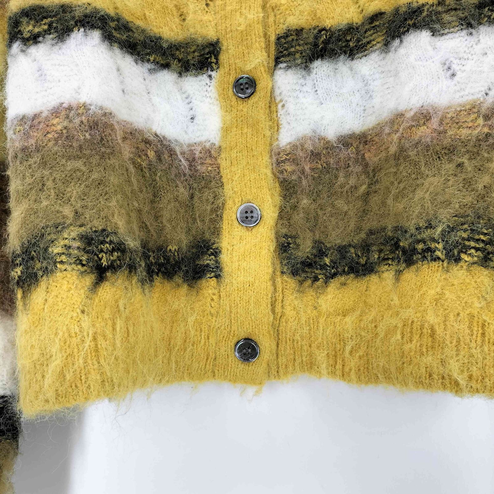 メゾンスペシャル MAISON SPECIAL 25AW 2way Neck Multi Border Knit