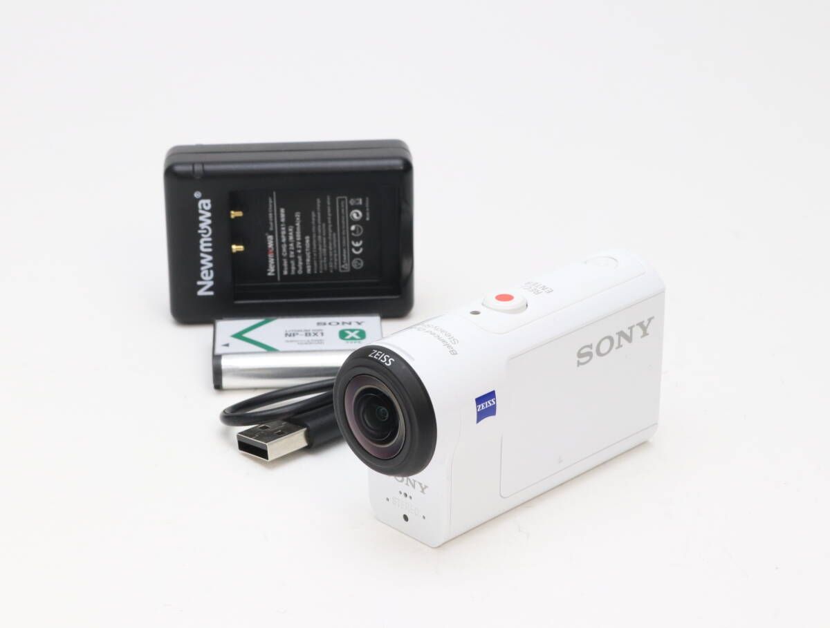 AB SONY ソニー ウエアラブルカメラ アクションカム HDR AS 300 ホワイト 初期不良 対応 111 246