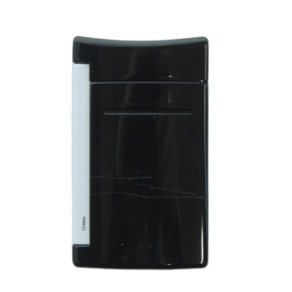 エステーデュポン S.T.DUPONT ミニジェットライター スカル ガスライター 喫煙具 タバコ 小物 着火 済み 黒 ブラック KW GY 11