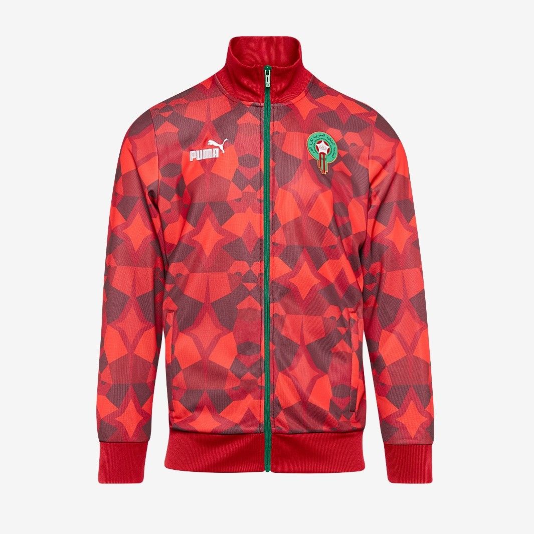 Puma サッカー モロッコ代表 23 24 ジャケット 赤
