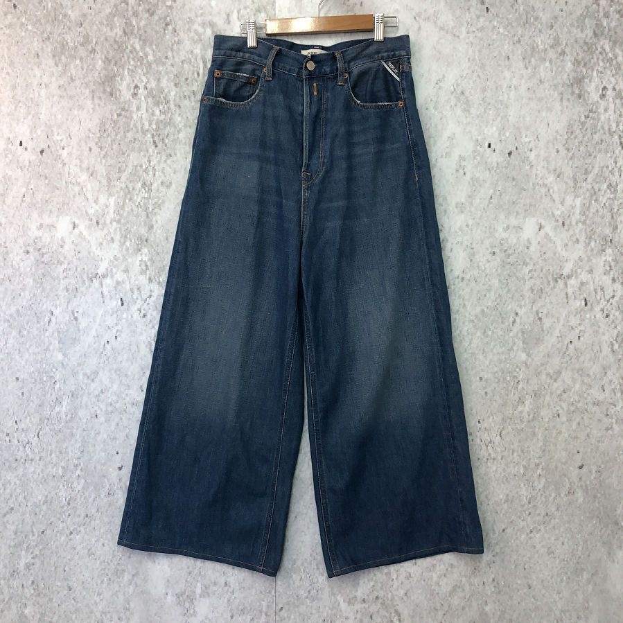 REPLAY リプレイ バギーフィット MARGOTT リサイクル ライト デニム ブルー