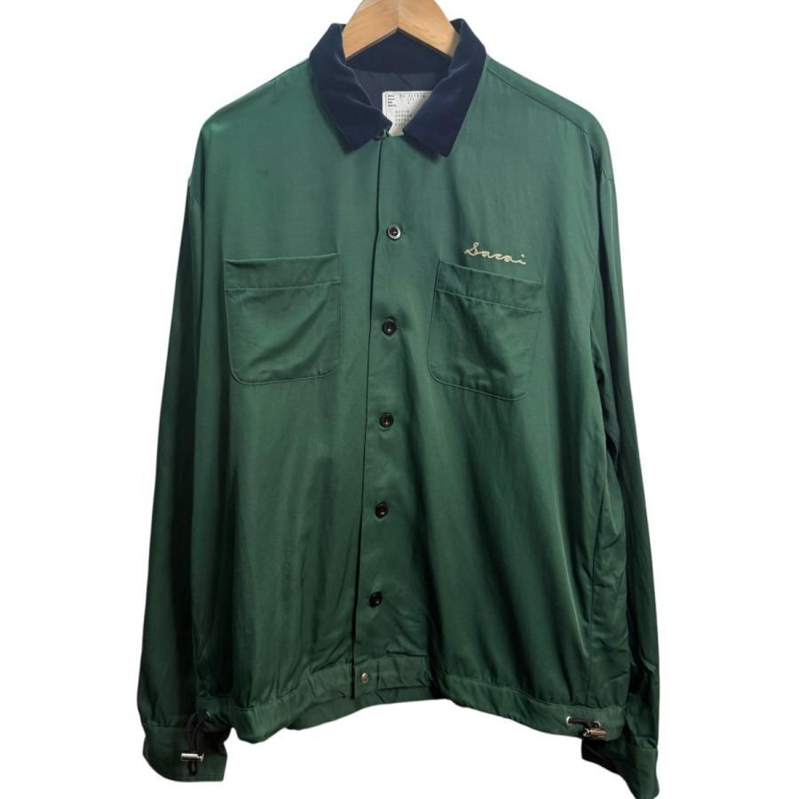 サイズ【3/L】サカイ sacai 22SS／ Logo Bowling Shirts ／ロゴ