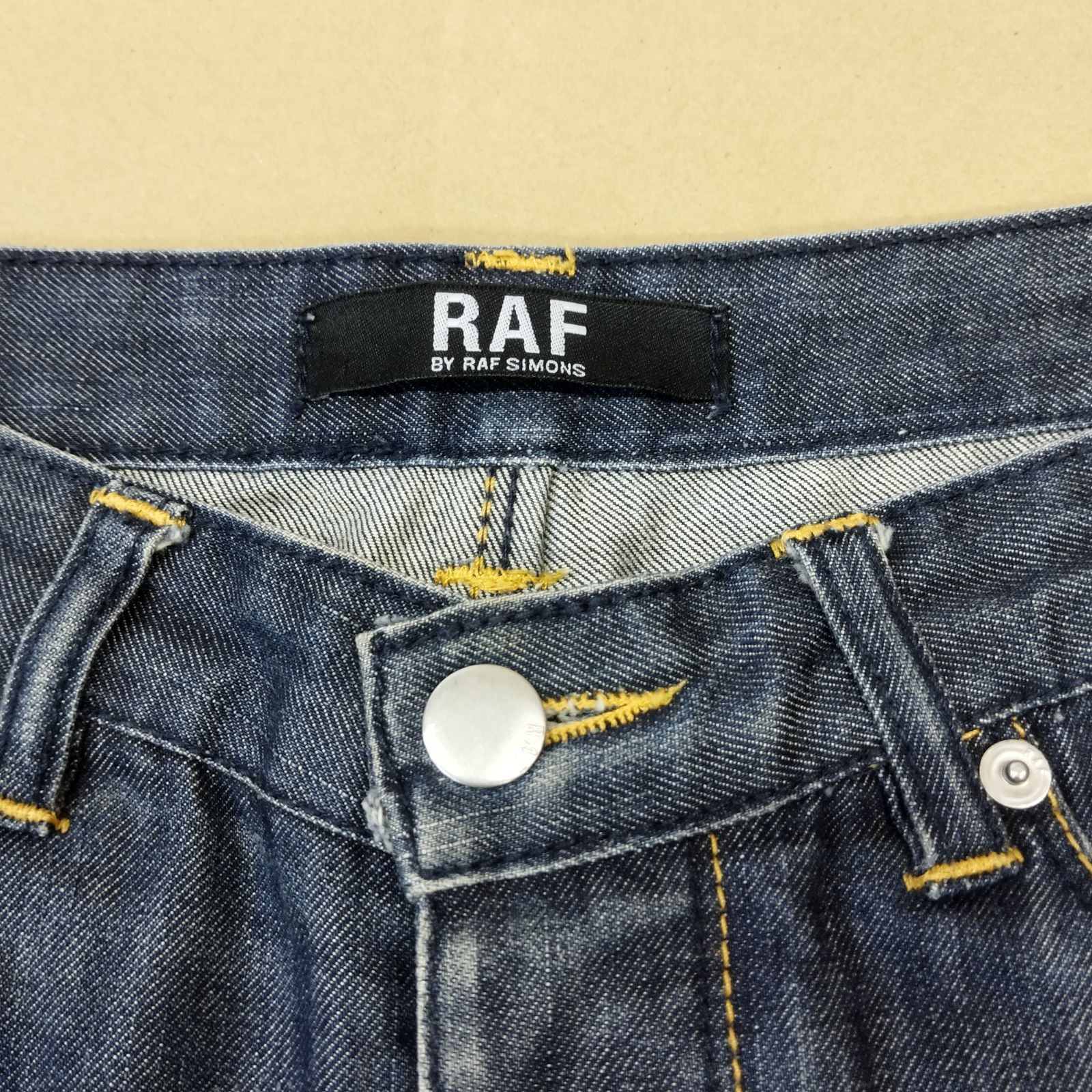 D10244】RAF BY RAF SIMONS ストレートパンツ 31 デニム インディゴ 