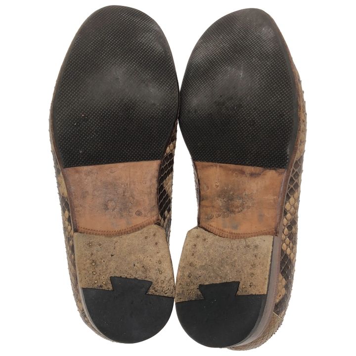 291 パイソンレザービットローファー