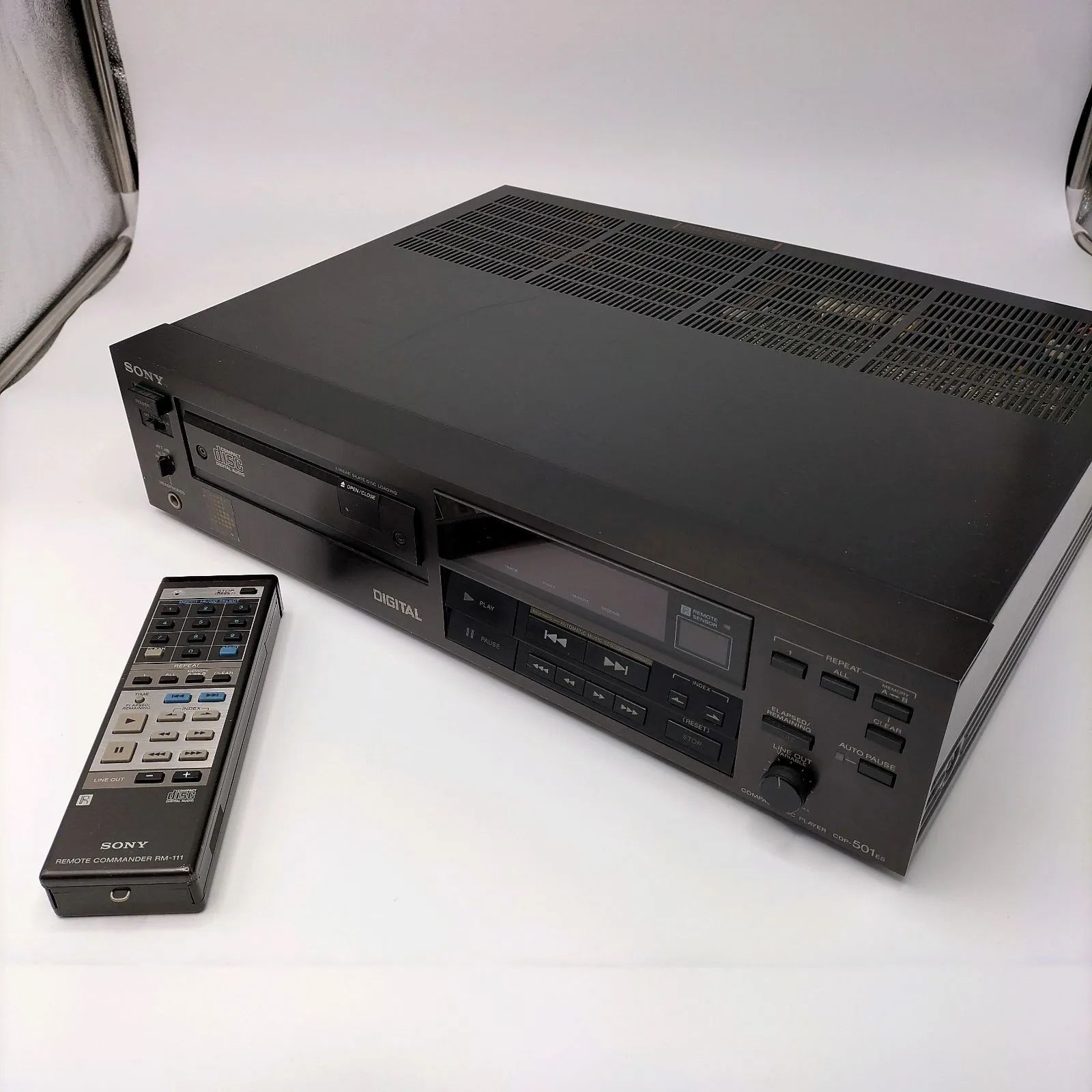 動作品 名機 SONY CDP 501 ES CDプレーヤー ESシリーズ