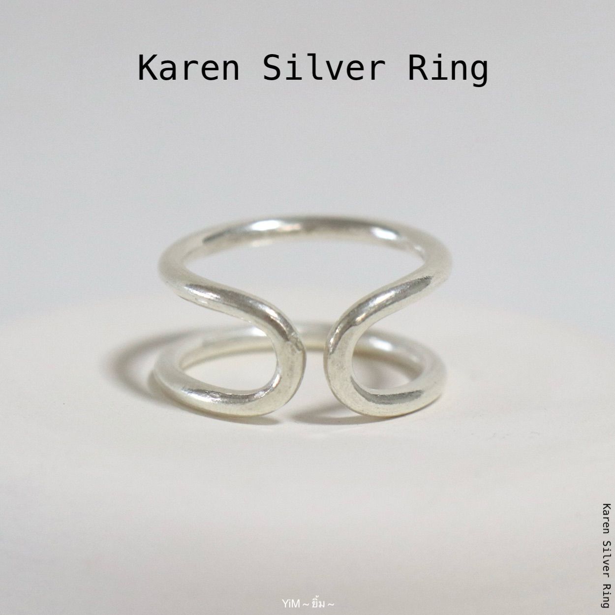 25A-RI426｜Karen Silver Ring カレン シルバー リング 【 16号 
